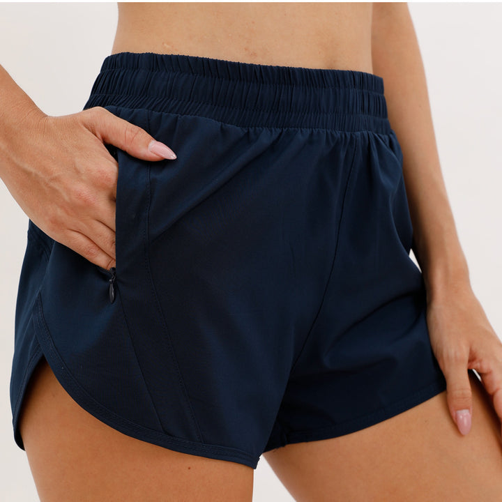 Summer Sports Shorts With Zipper Pockets