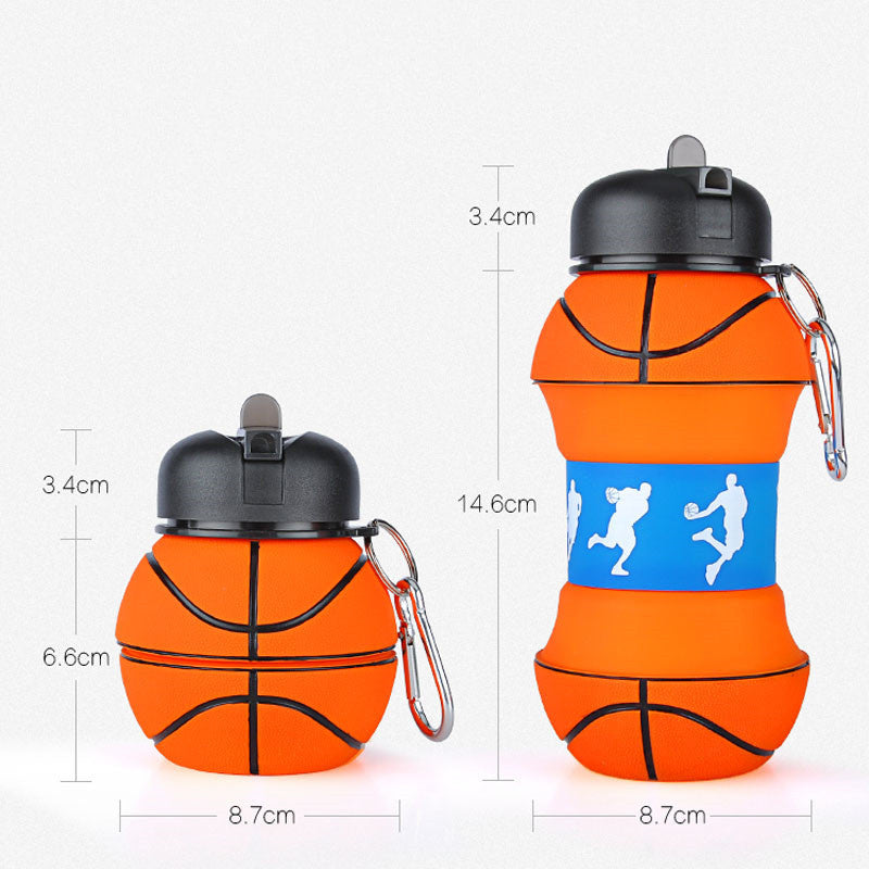 Sports folding water bottle