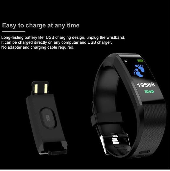 Smart Bracelet With Bluetooth Wristband