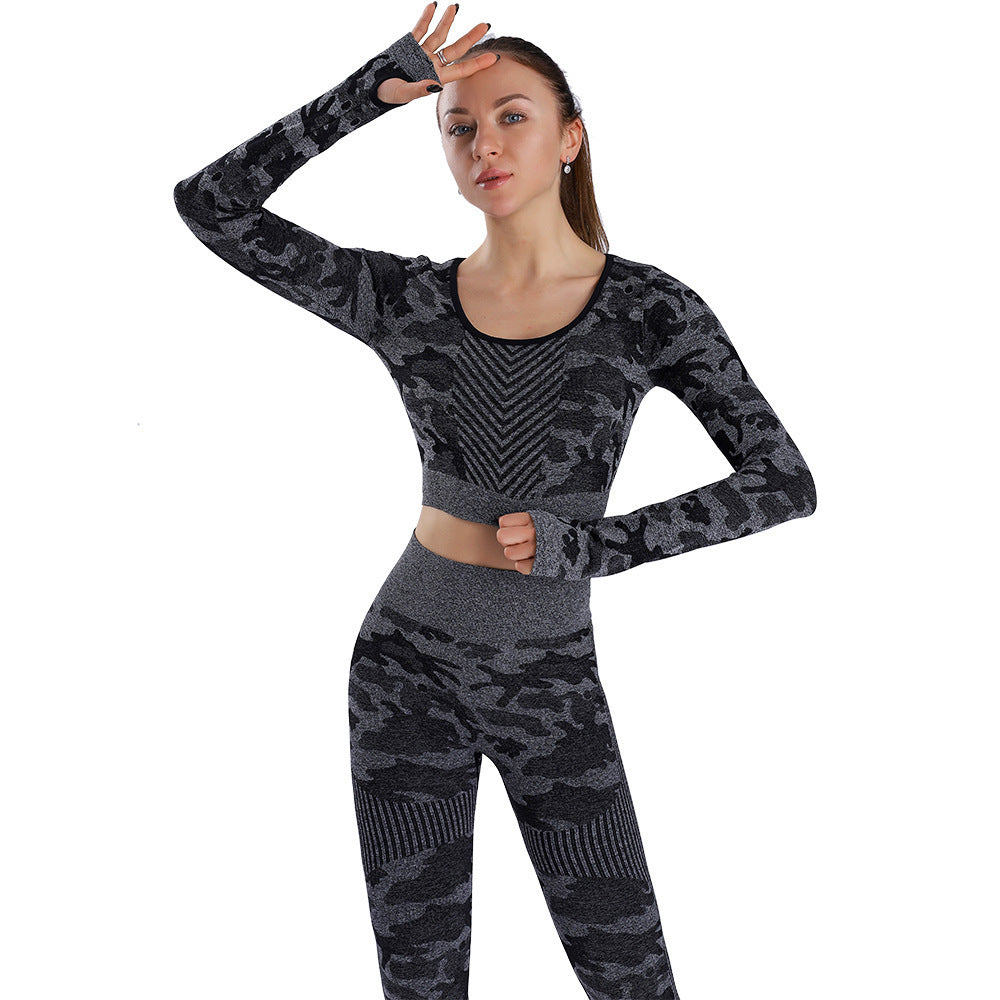 Sports Seamless Yoga Clothing Suit