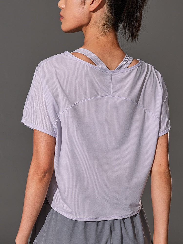 Women's Short-sleeved Sports Shirt