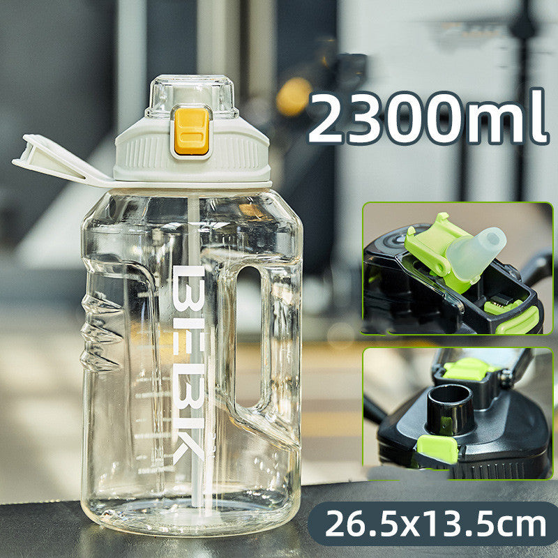 Men's Large Capacity Sports Fitness Water Bottle