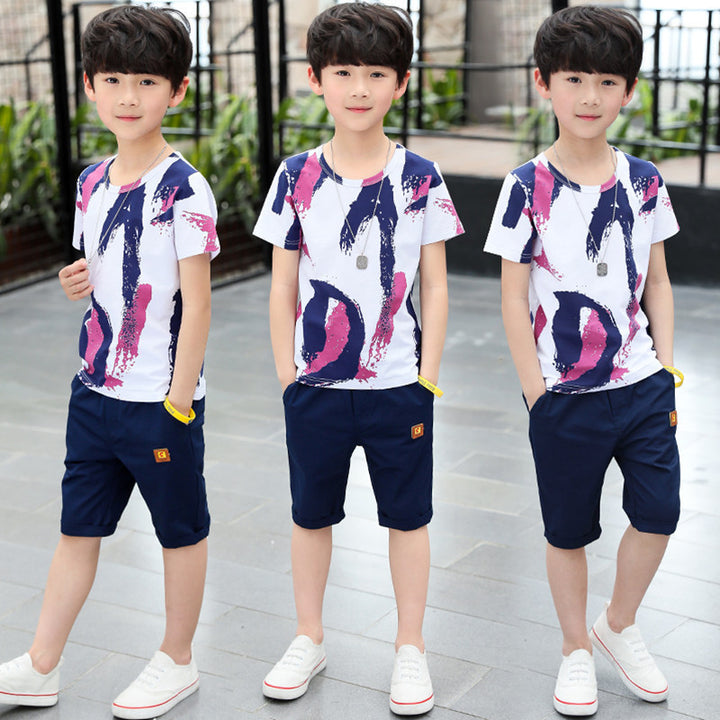 Children's Summer Sports Two-piece suit