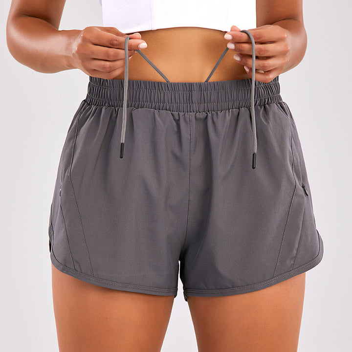 Summer Sports Shorts With Zipper Pockets