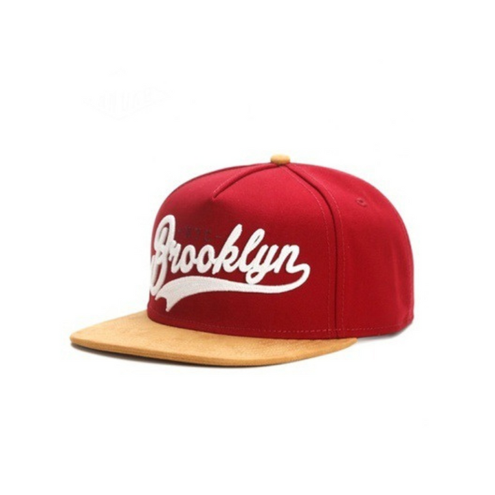 Unisex "BROOKLYN' embroidery Flat Shade cap