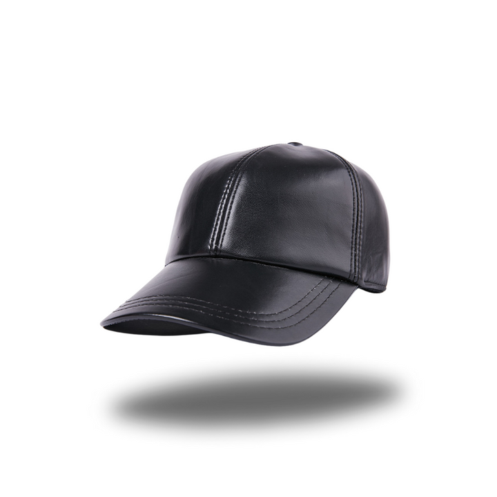 Unisex Sheep-Skin Leather Basketball cap