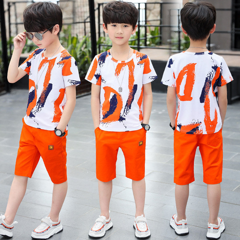 Children's Summer Sports Two-piece suit